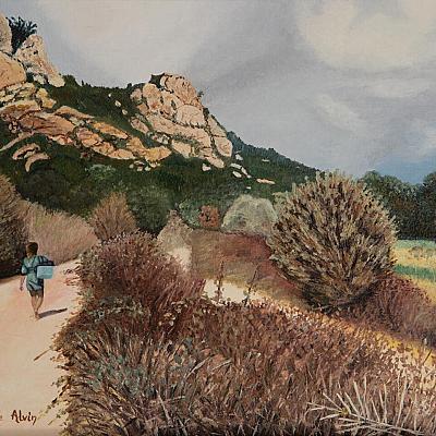 Jour d'orage sur la piste de Rocapina